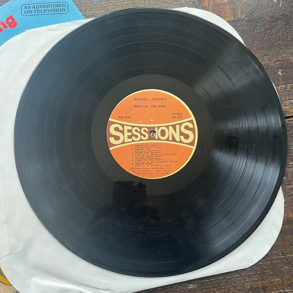 Smurfing Sing Song Vintage 1979 Vinyl LP Record Polydor The Smurfs - Picture 7 of 7